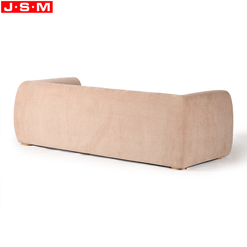 Customized Colors Villa Home Indoor Ash Timber Base Simple Design Sofa For Living Room