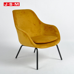 Modern French Conference Room Living Foam Room Single Seater Fabric Cashmere Leisure Chair Armchair