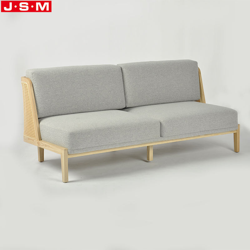 Luxury Sofa For Home Office Hotel Living Room Furniture Modern Cushion Seat Plastic Rattan Back Sofa