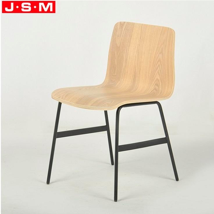 New Modern Wooden Outdoor Restaurant Veneer Seat Chair For Dining Room