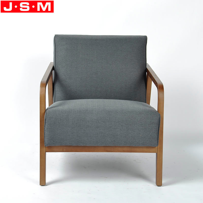 Single Seat Lounge Wooden Armchair Living Room Furniture Sofa Chair