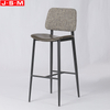 Wholesale Nordic Luxury Modern fabric High Counter Height Bar Chairs Stools For Kitchen Restaurant Bar Table