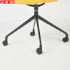 Custom Design Executive Home Visitor Yellow Aluminum Swivel Armless Office Chair