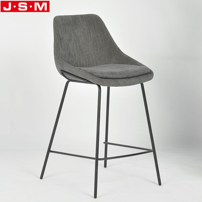 Promotional Furniture Kitchen Lounge Home High Metal Frame Round Back Bar Chair