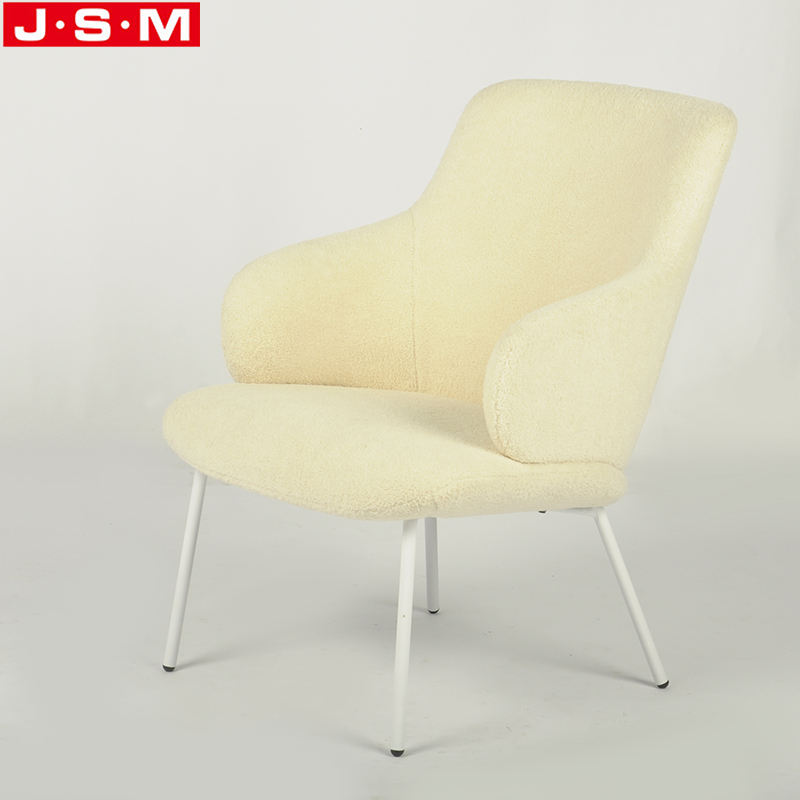 Commercial Arm Chairs Comfortable Office Sofa Drawing Room Armchair With Foam And Fabric
