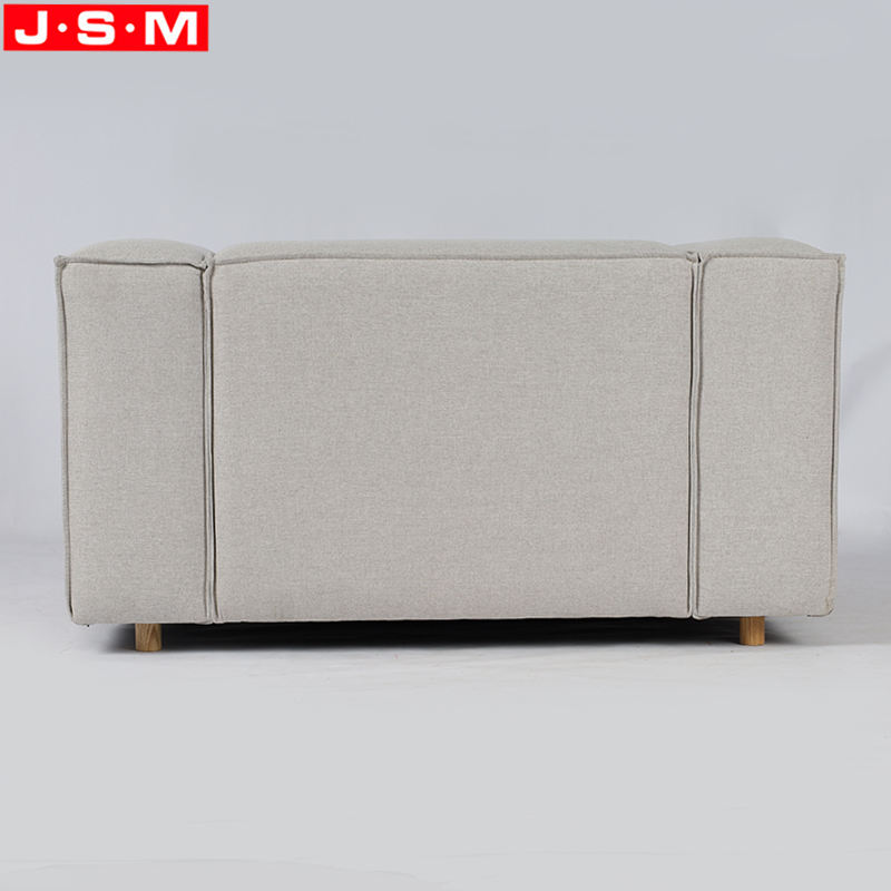 High Quality Living Room Furniture Lounge Sofa Italian Wooden Frame Fabric Sofa