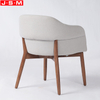 Dinning Room Ash Timber Wooden Restaurant Dining Chair With Foam And Fabric