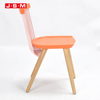 Elegant Bistro Dining Kitchen Outdoor Pink Wood High Back Dining Chair