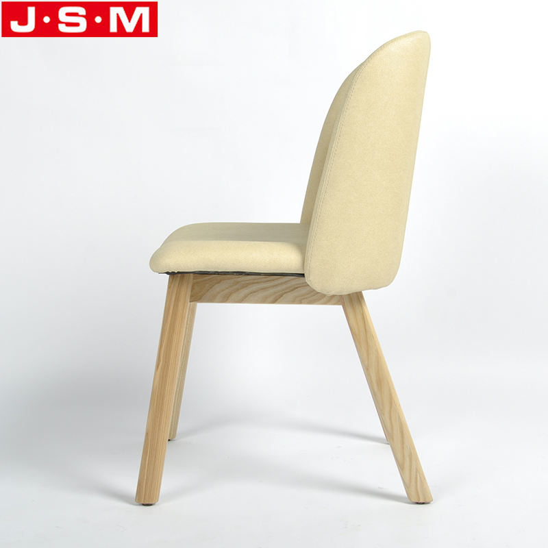 French Kitchen Outdoor Bistro Wooden White Fabric Curved Back Dining Chairs