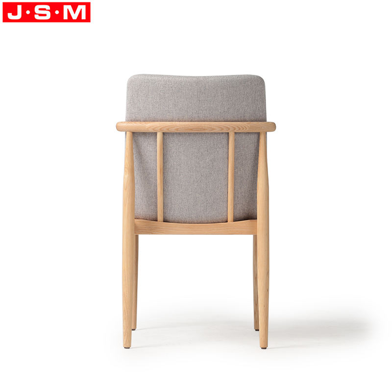 Modern Solid Wood Upholstery Fabric Restaurant Dining Chair For Dining Room Furniture