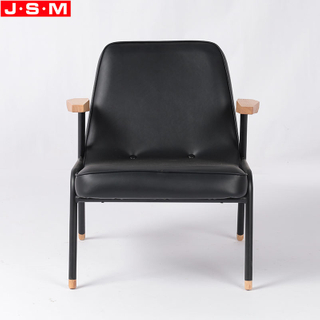 Imperial Metal Frame PU Faux Artificial Leather Armlehnstuhl Armchair