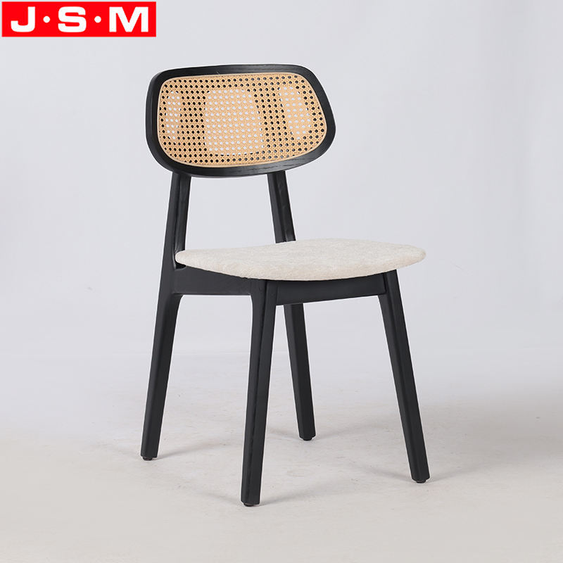 Custom Manufacturer Ash Frame Rattan Dining Chair Hotel Dining Room Chair