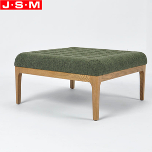 High Quality Bedroom Ottoman Stool Square Fabric Living Room Furniture Ottoman