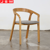 Factory Wholesale Dining Room Furniture Fabric Ash Timber Restaurant Dining Chair