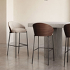 Modern Metal Bar Stool Chair Furniture High-Leg Counter Height Bar Stool For Restaurant Home