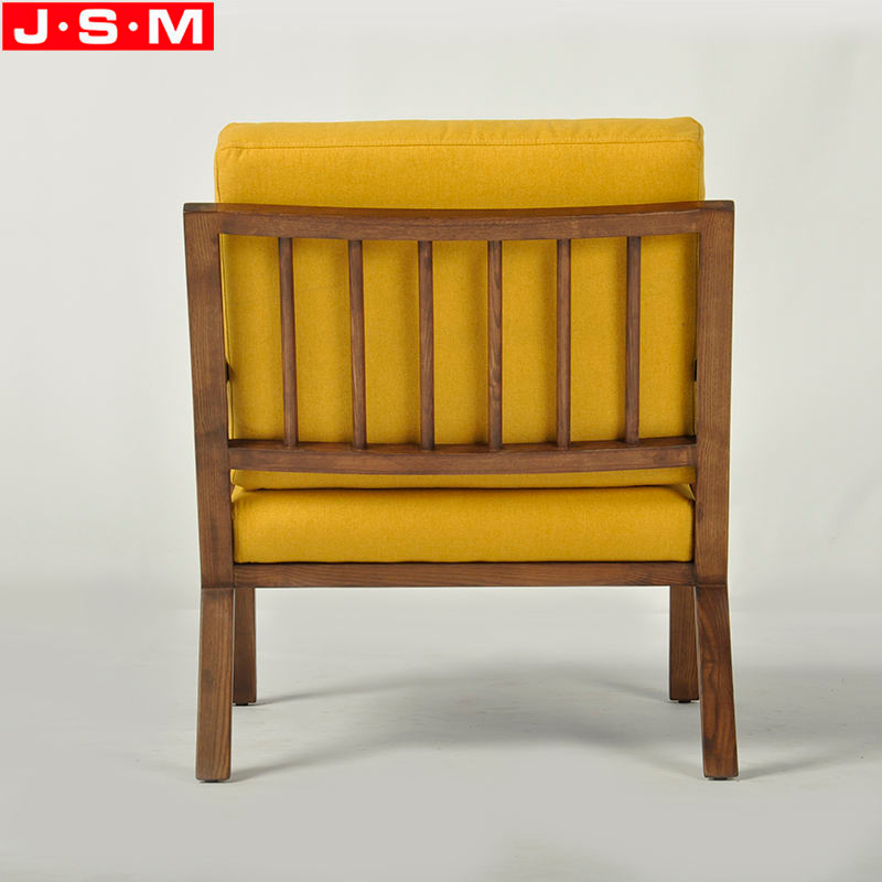Classic Vintage Upholstered Wooden Frame Armchair Living Room Office Leisure Soft Chair