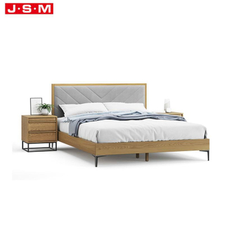 Luxury Solid Wood King Queen Size Home Room Furniture Wooden Beds For Bedroom