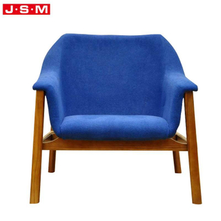 High Quality Indoor Living Room Foam And Fabric Seat Single Armchairs