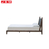High Quality Upholstered Solid Wood Ash Timber Bed Frame King Size Bed