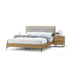 Luxury Solid Wood King Queen Size Home Room Furniture Wooden Beds For Bedroom
