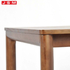 Modern Raw Wood 4 Seaters Nordic Dining Farmhouse Wood Large Dining Table