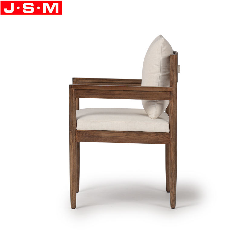 New Chinese Modern Hotel Cafe Business Reception Chair Wooden Restaurant Dining Chair