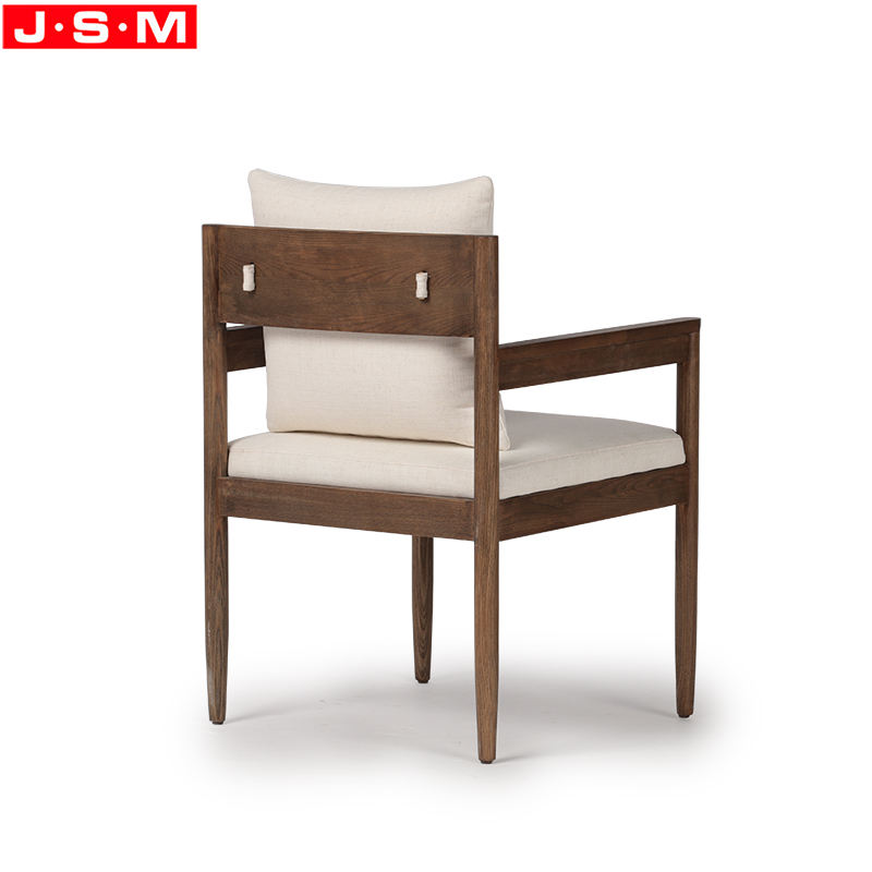 New Chinese Modern Hotel Cafe Business Reception Chair Wooden Restaurant Dining Chair