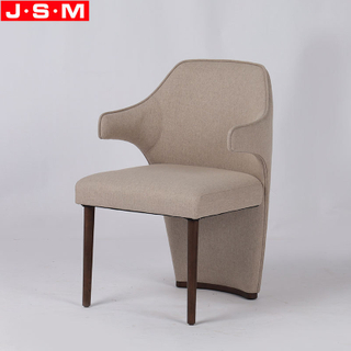 China Wholesale Comfortable Fabric High Back Kitchen Dining Chair