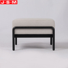 Wholesale Bedroom Footstool Fabric Square Living Room Stool Seat Ottoman