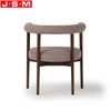 Luxury Wooden Ash Base Room Furniture Chairs For Cafe Restaurant Fabric Upholstery Dining Armchair Chairs