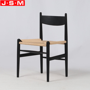 Modern Restaurant Furniture Paper String Seat Dining Chair For Sale