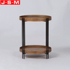 Nordic Side Table Living Room Stool Coffee Double Layer Tea Table