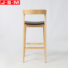 Cushion Seat Wood Bar Chair Kitchen Bar Stool Wooden High Bar Chair