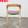 Factory Wholesale Dining Room Furniture Fabric Ash Timber Restaurant Dining Chair