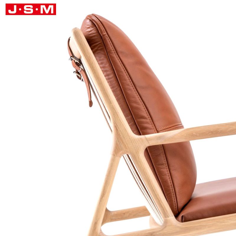 High Quality Ash Timber Wood Bedroom Single Recliner Chair Cushion Seat Armchairs