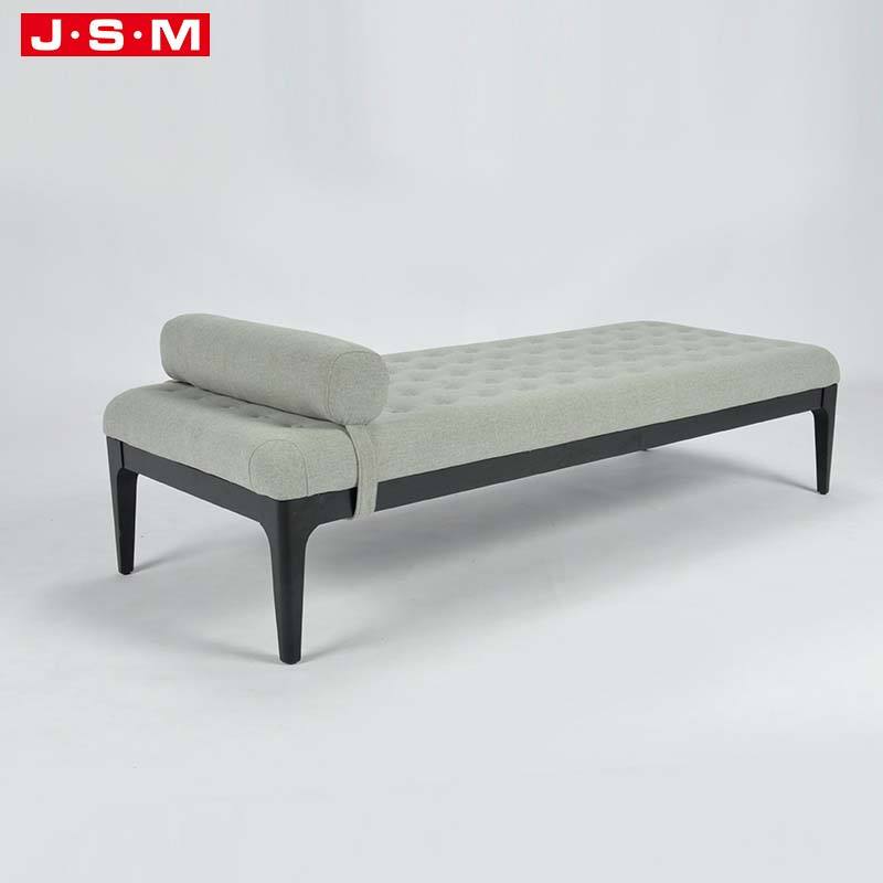 Good Quality Hot Sale Ottoman Sets Velvet Hotel Room Lounge Sectional Sofa Ottoman Seat Bench With Back