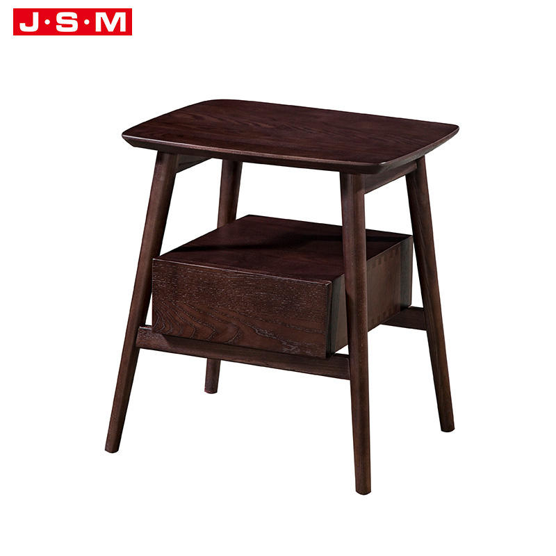 Modern Furniture Small Nightstand Side Table Gold Side Table Wood Drawer Nightstand Bedside