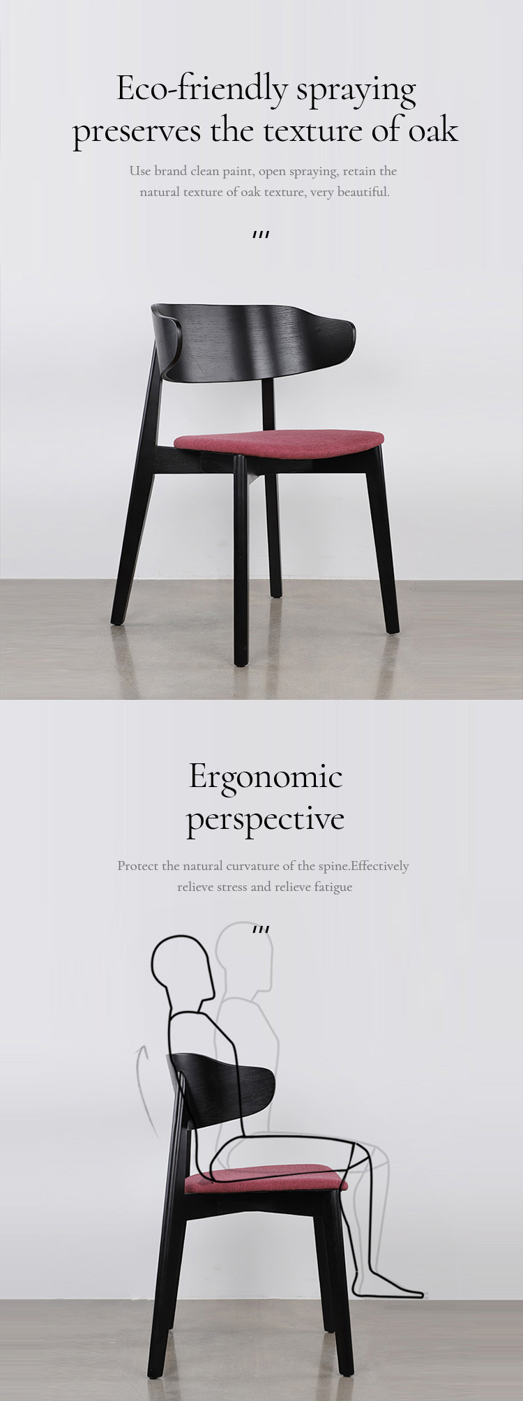 Fabric Cushioned Dining Chair