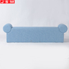 Modern Design Home Furniture Bench Blue Fabric Comfortable Benche