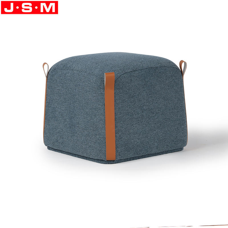 New Designer Boho Moroccan Seat Footrest Luxury Living Room Furniture Home Fully Fabric Stool Ottoman
