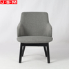 High Back Accent Chair Sofa Lounge Fabric Living Room Single Wooden Armchair