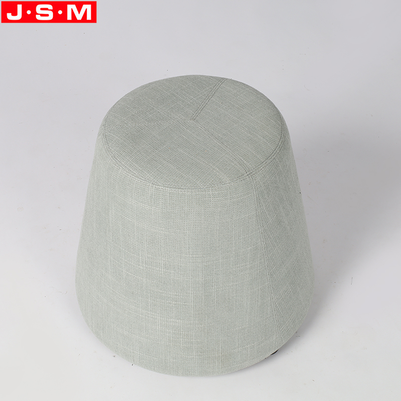 Wooden Frame Ottoman Stool