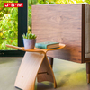 Luxury Nordic Design Plywood Ash Oak Walnut Veneer Solid Wood Minimalist Furniture Coffee Table