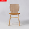 Good Price Bent Wood Veneer Classic Timber Dining Chairs With Fix Cushion Seat