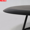 OEM Modern Design Tea Table Furniture Wooden Tea Table Metal Base Coffee Table