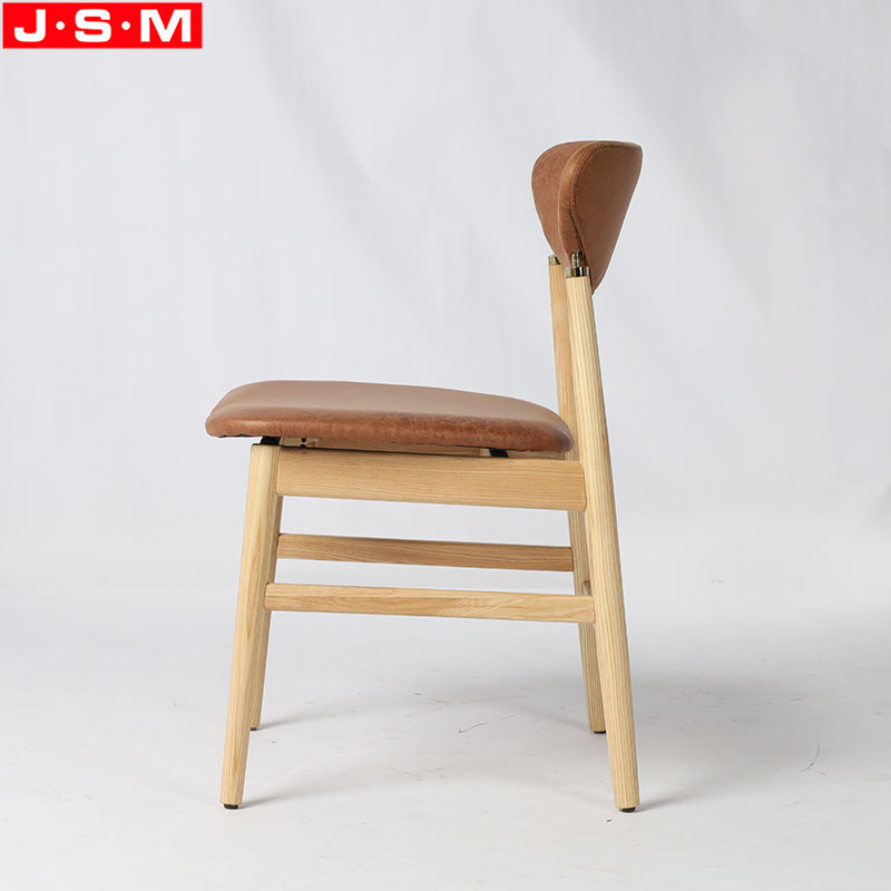 Chinese Style Cushion Back Restaurant Living Room Wooden Dining Chairs