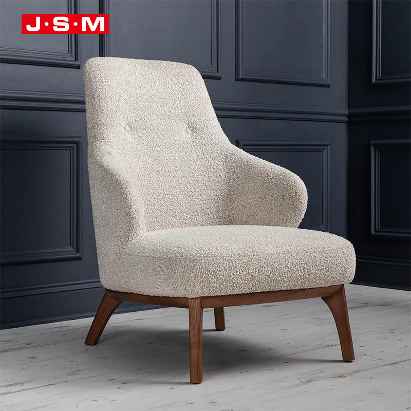 New Trend Product Nordic Modern Design Foam And Fabric Single Relaxation Leisure Armchair