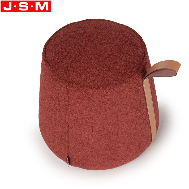 Modern Home Living Room Soft Comfortable Round Chair Footstool Ottoman Stools