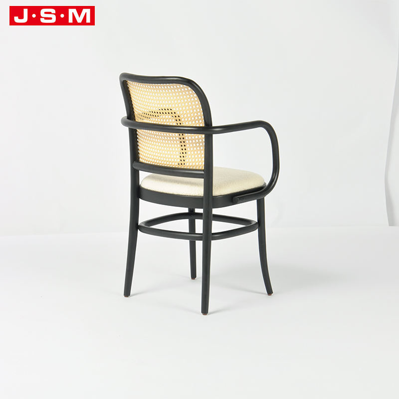 Hot Sale Indoor Dining Italian Outdoor Plastic Rattan Wood Restaurant Modern Dining Chair