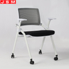 Metal Aluminum Alloy Office Chair Computer Foldable Mesh Office Chair With Four Wheel